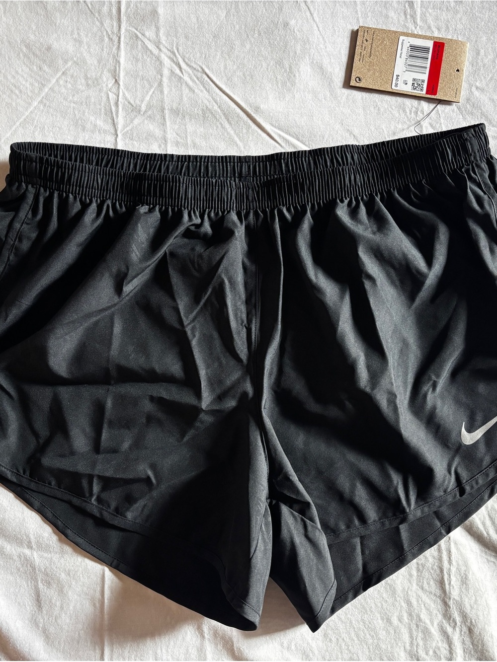 Nike Dri-FIT Dry Tempo Women's Size Large Black Running Shorts 831281-010